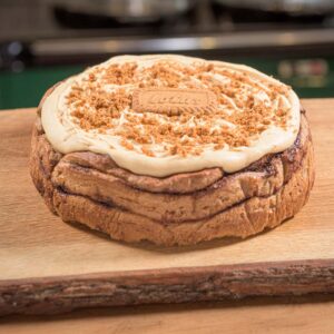 Giant Biscoff Cinnamon Bun