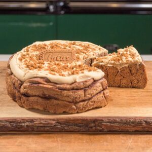 Giant Biscoff Cinnamon Bun