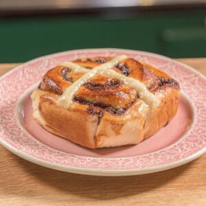 Hot Cross Cinnamon Bun Box of 4 large