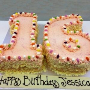 Buttercream Number Cake