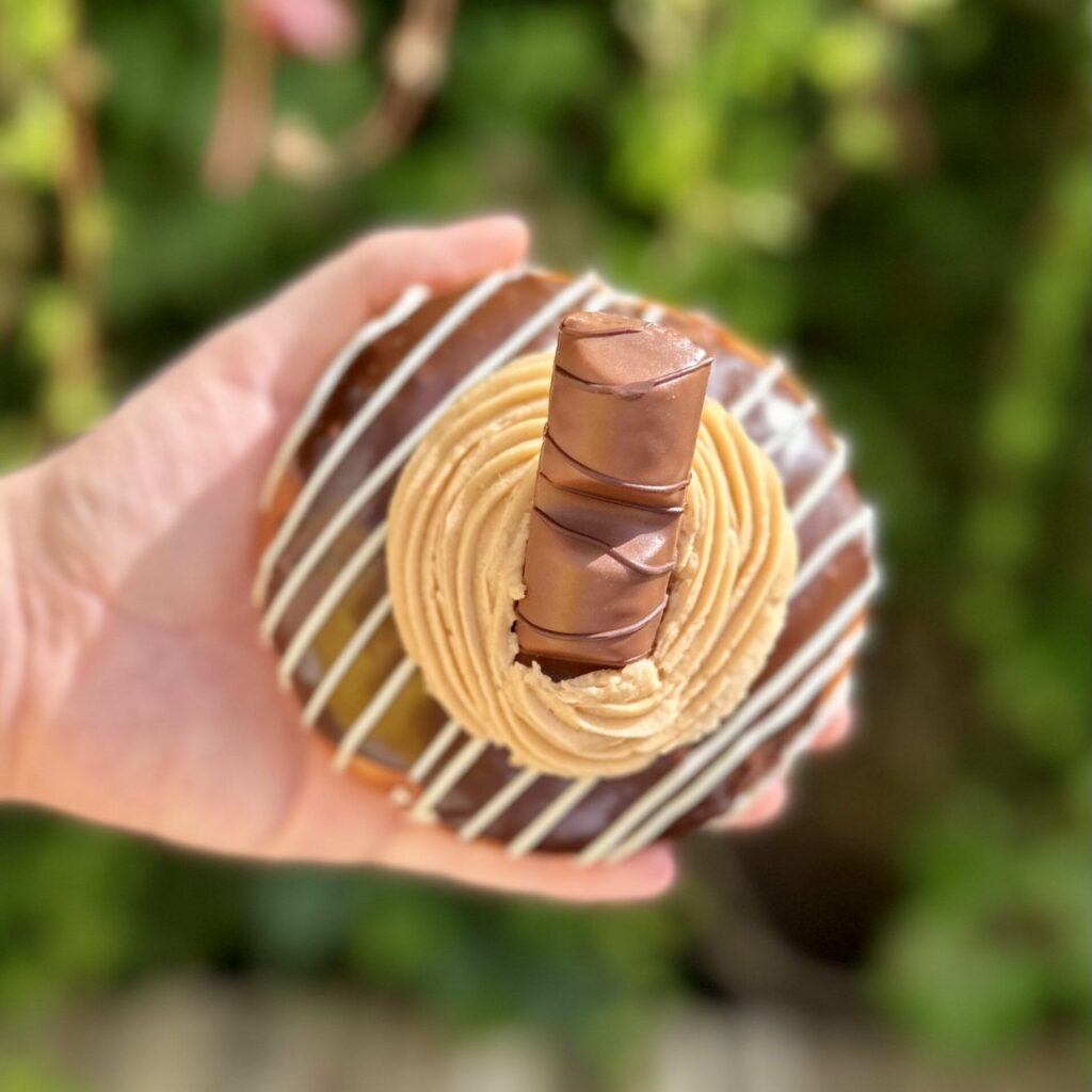 Baked Kinder Bueno Doughnut